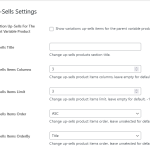 Up-Sells and Cross-Sells For Variations - 1